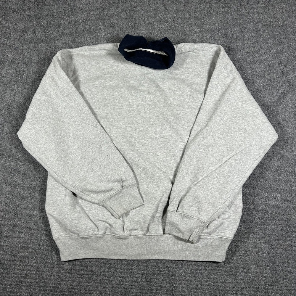 Brandy Melville Rugby Shirt Long Sleeve Collared Button Up Cream Sweater #2501 - Picture 3 of 11